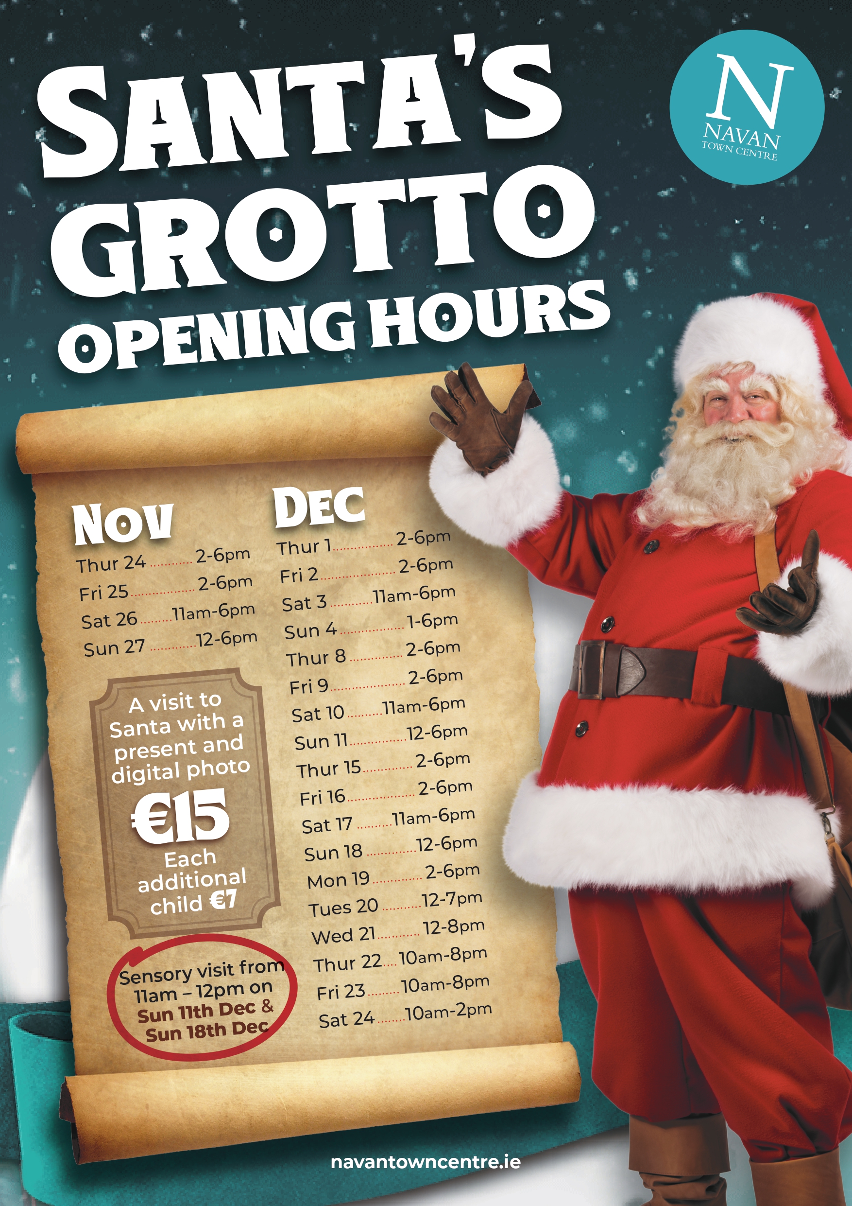 Grotto Opening Hours