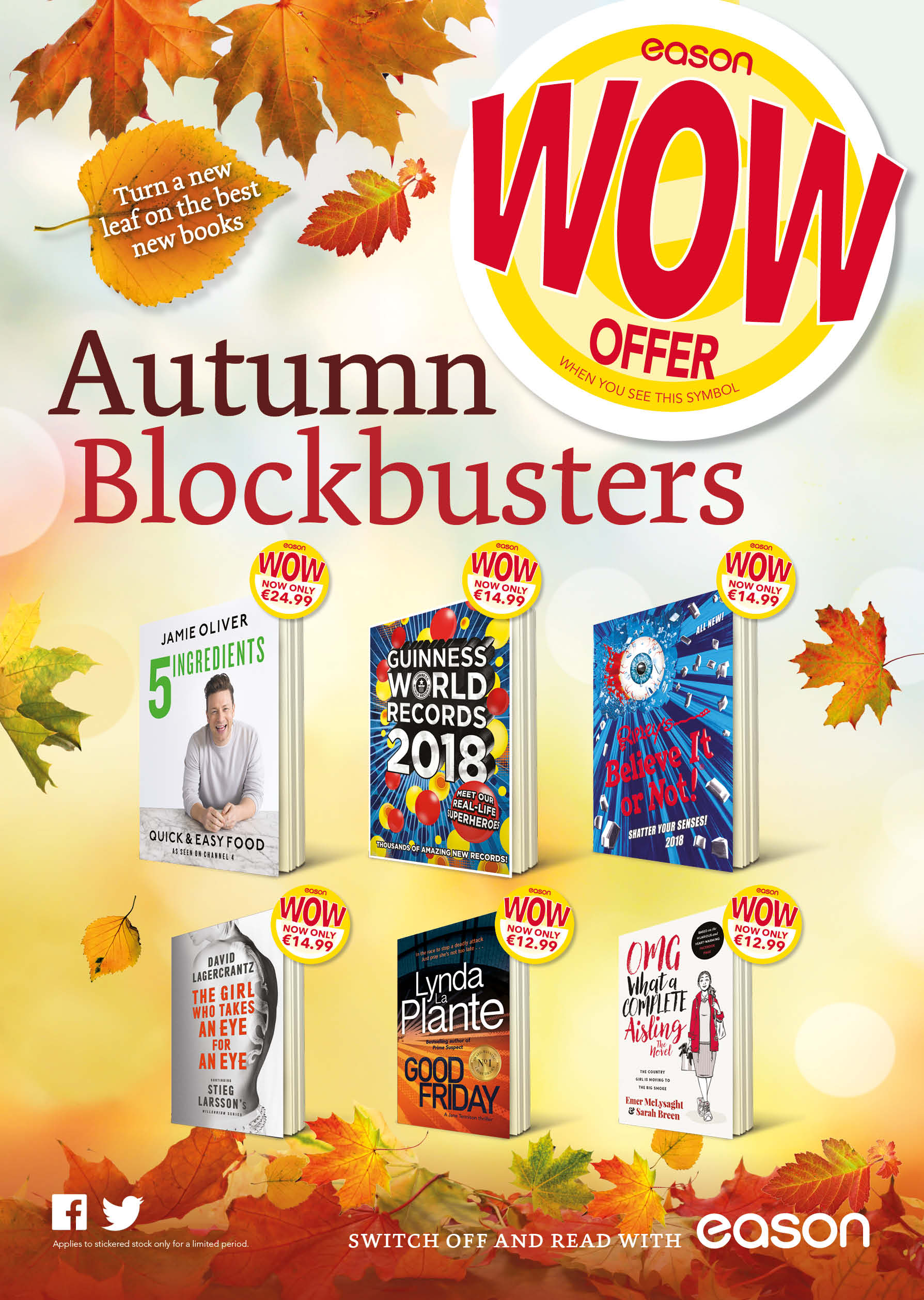 Autumn promotion at Easons!
