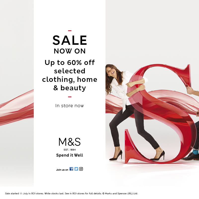 M&S SALE WITH UP TO 60% OFF!