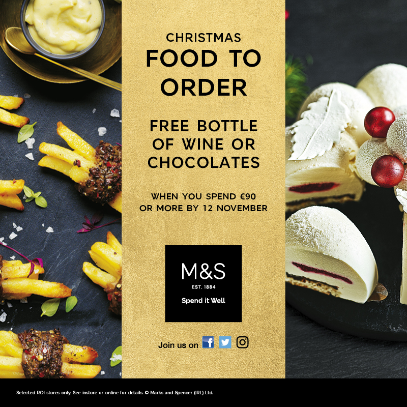 Christmas Food To Order at M&S