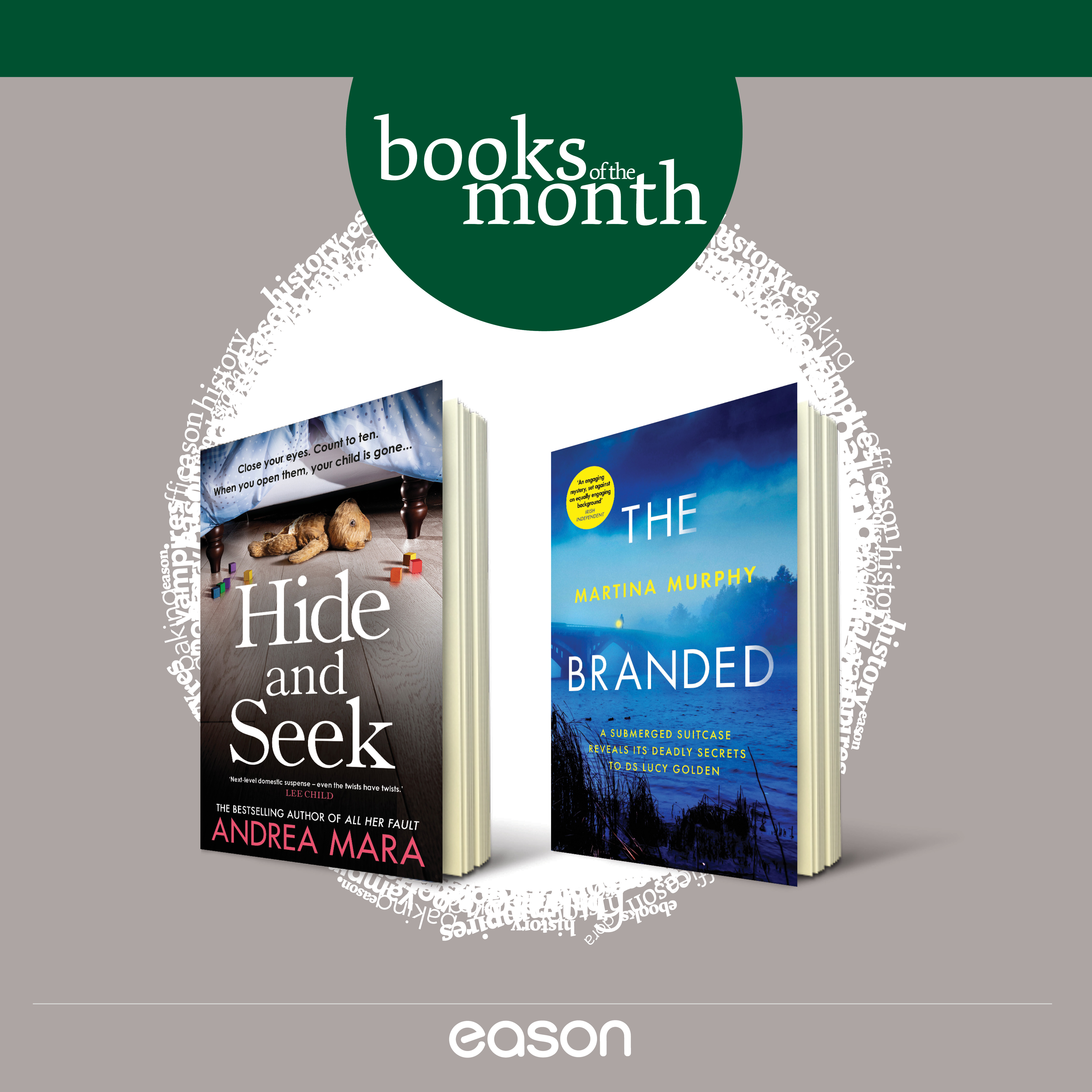 Books of the month at Eason