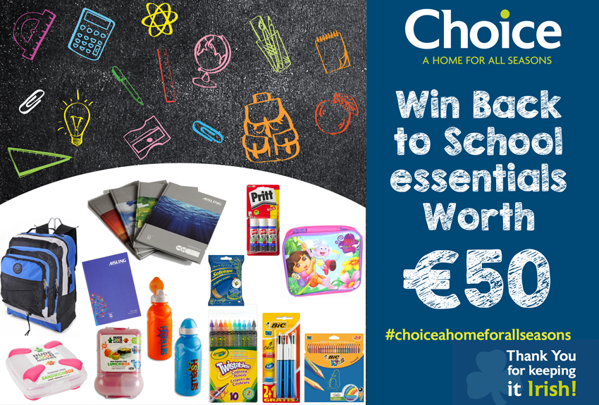 WIN WIN WIN €50 worth of Back to School Essentials