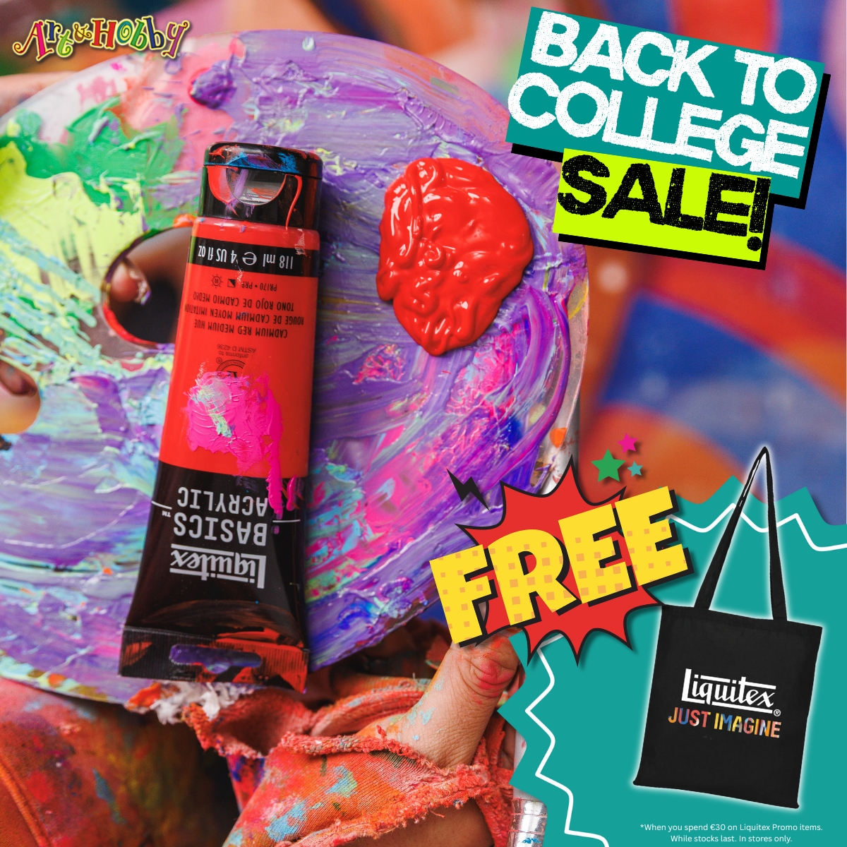 The Back to College Art Sale has begun at Art & Hobby!