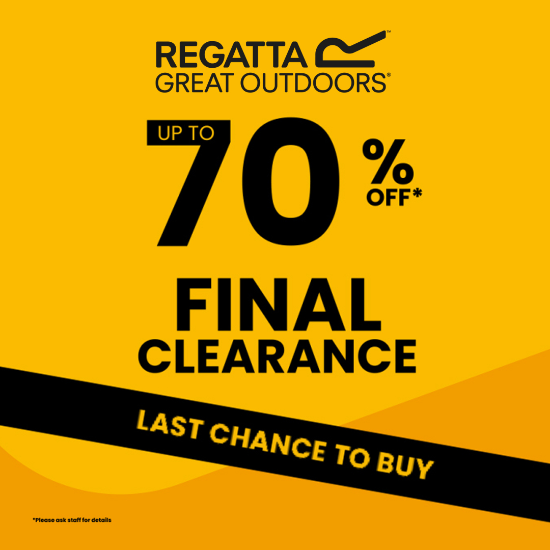 Regatta Great Outdoors 70% Final Clearance!