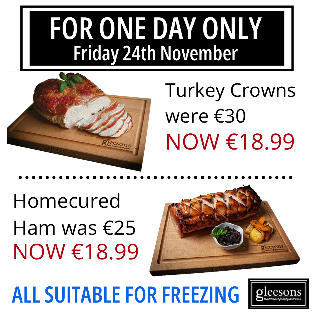 Black Friday Offer at Gleeson Butchers!