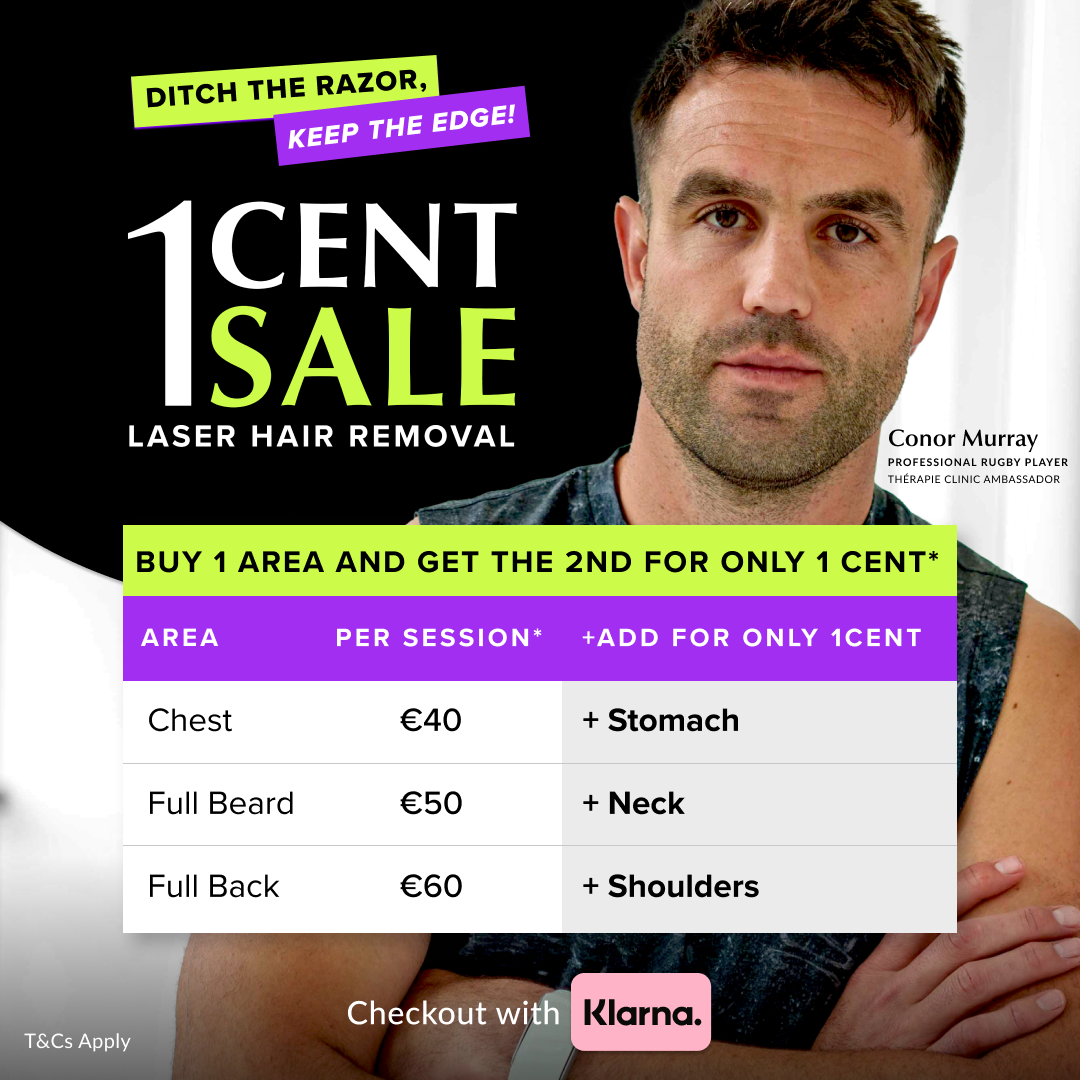 UNBEATABLE 1 CENT SALE! Buy 1 Area, Get A 2nd Area For 1 Cent at Therapie Clinic.
