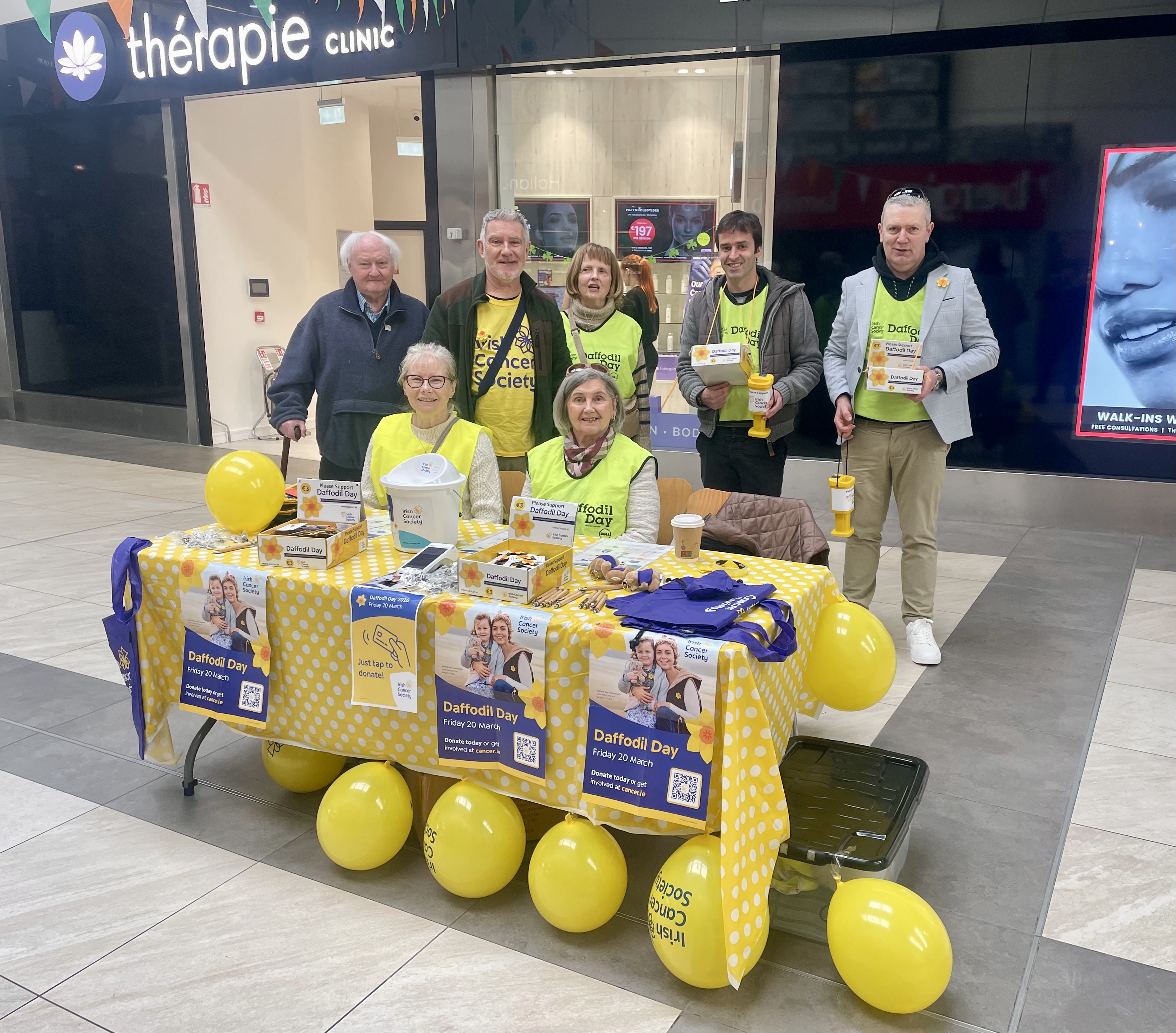 Navan Town Centre Fundraising For Daffodil Day!