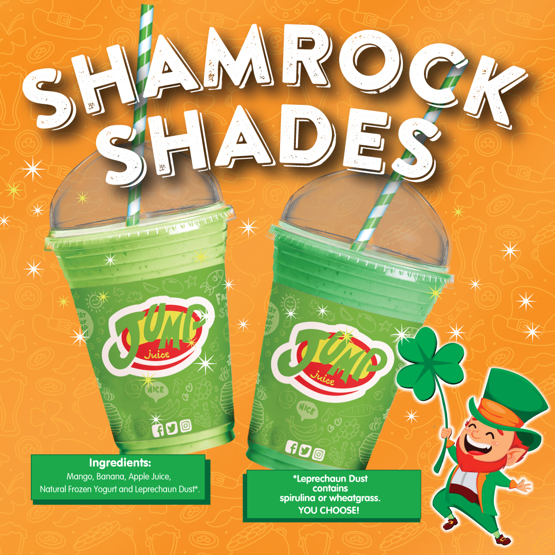 Shamrock Shades at Jump Juice!