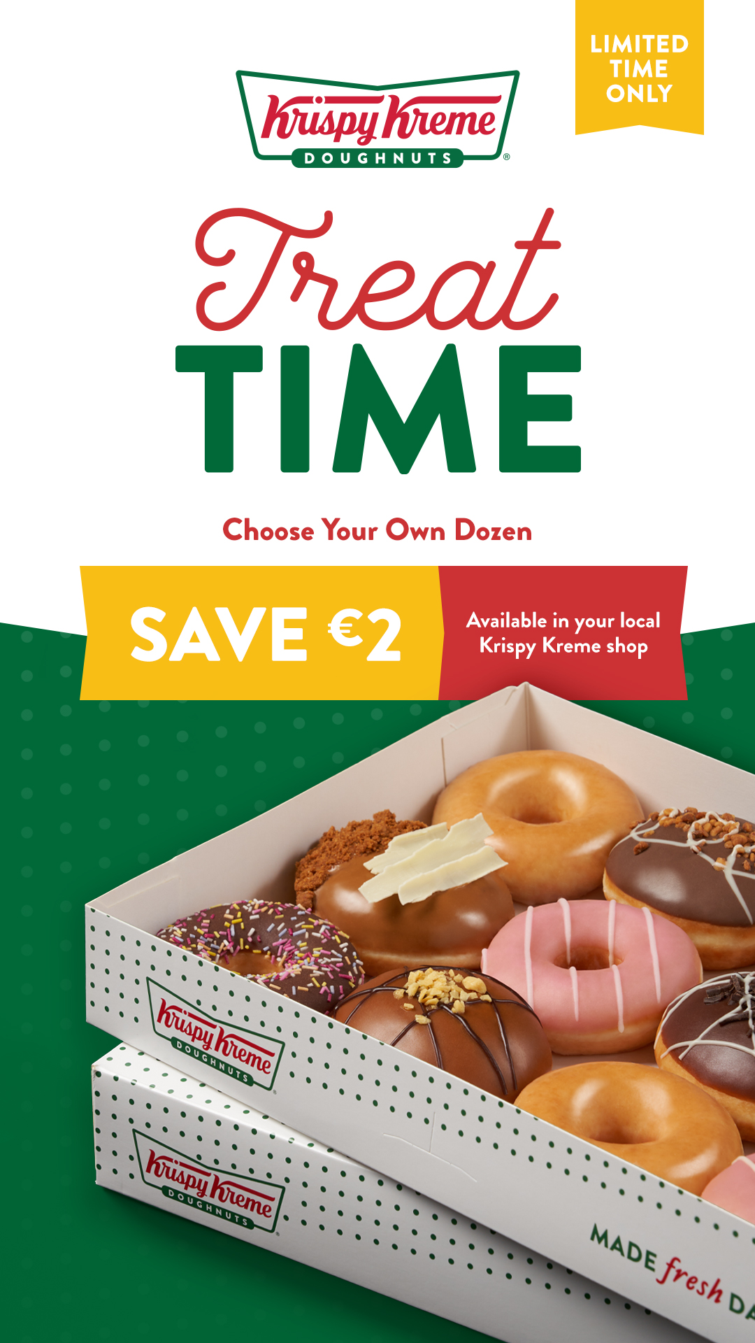 Treat time at Krispy Kreme!