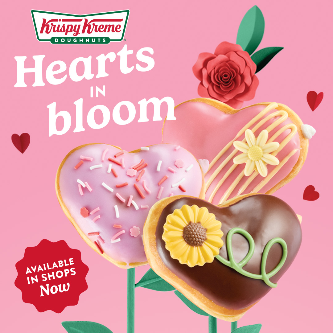 Valentine's Day at Krispy Kreme!