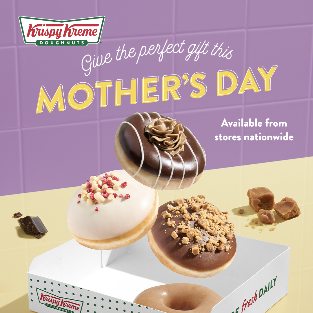 Give the perfect gift this Mother's Day at Krispy Kreme!
