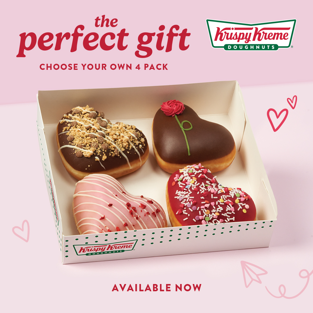 Valentine's Day at Krispy Kreme!