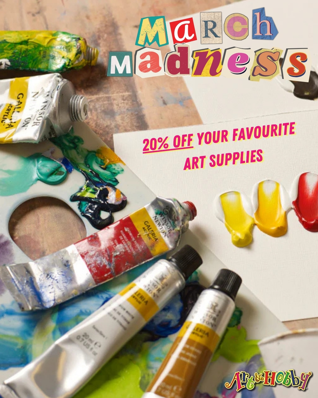 March Madness! Art & Hobby's Biggest Sale of The Year!