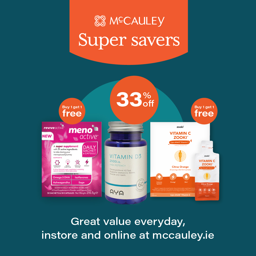 Offers at McCauley Health & Beauty Pharmacy!