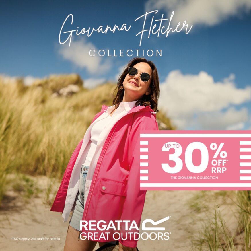 Giovanna Fletcher is back for her final collection with Regatta Great Outdoors!