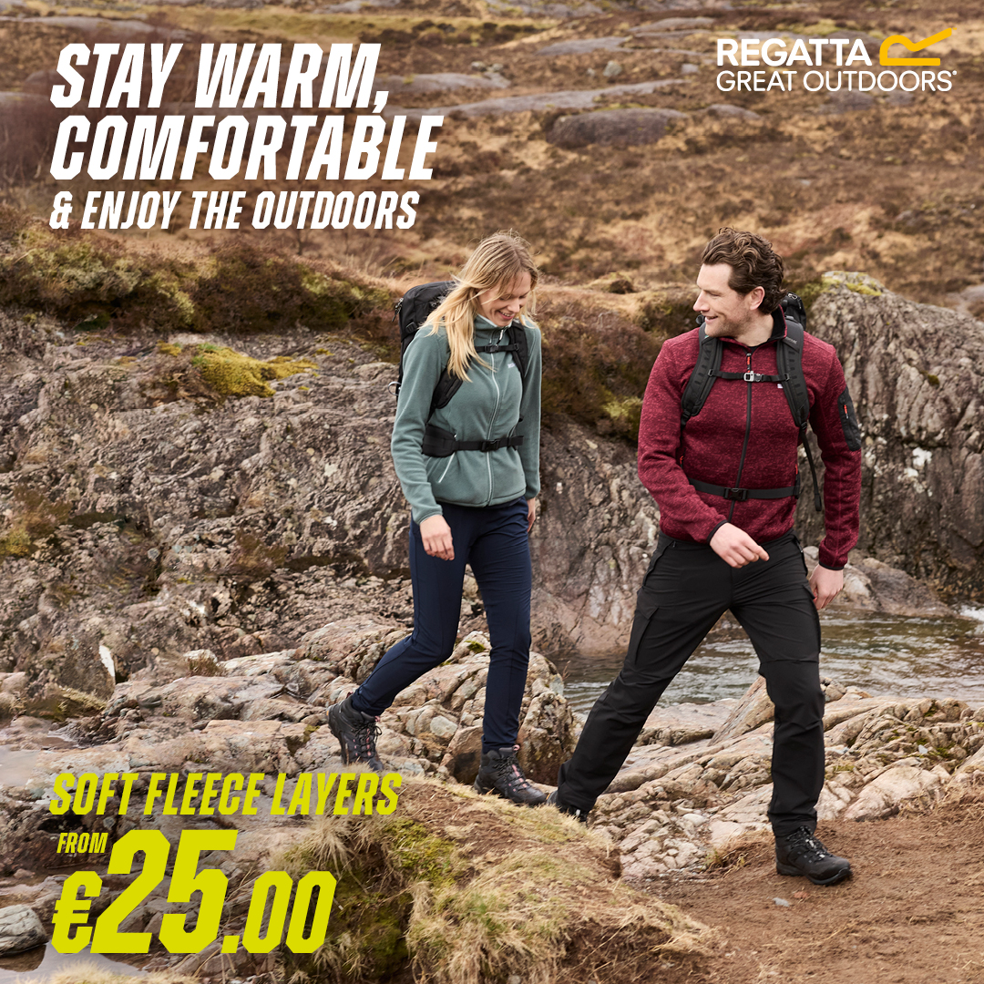 Stay warm, dry and comfortable with Regatta’s New Season Active outdoors collection!