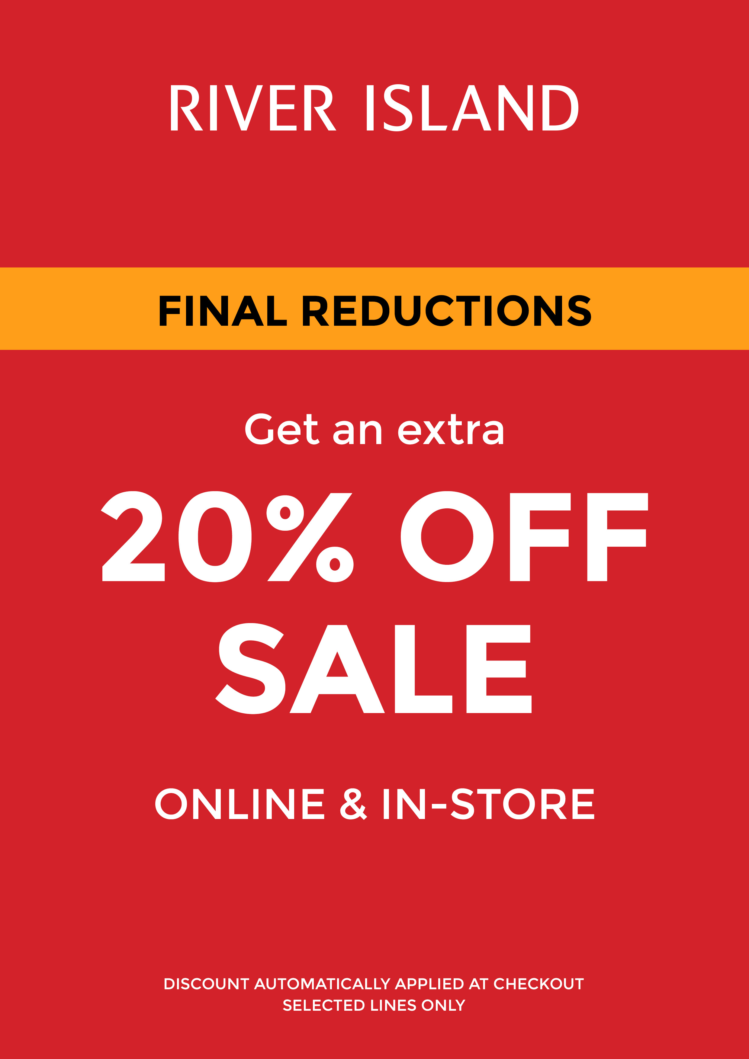EXCITING NEWS AT RIVERISLAND