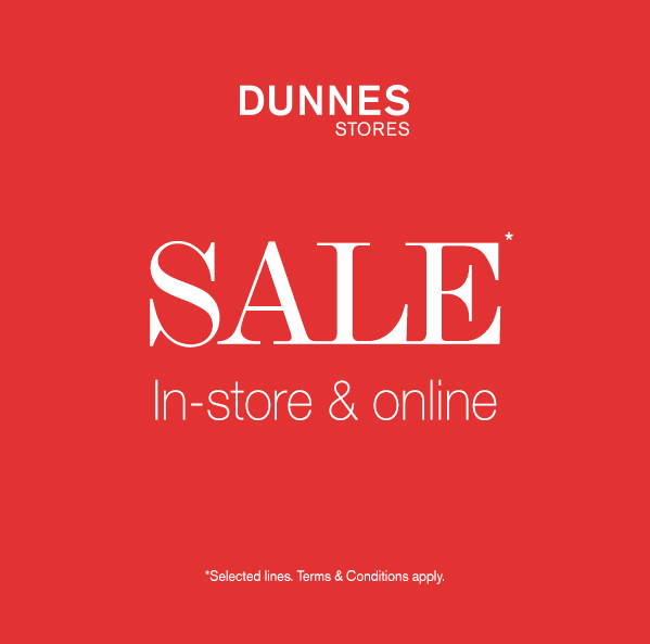 Back to School SALE at Dunnes Stores