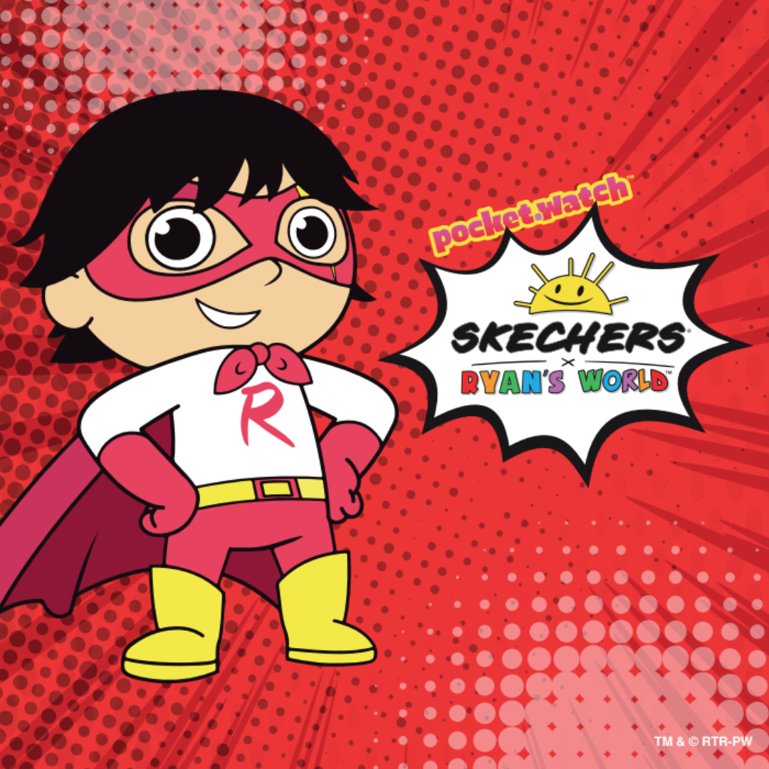 Get ready to save the day in awesome style wearing SKECHERS x Ryan's World®!