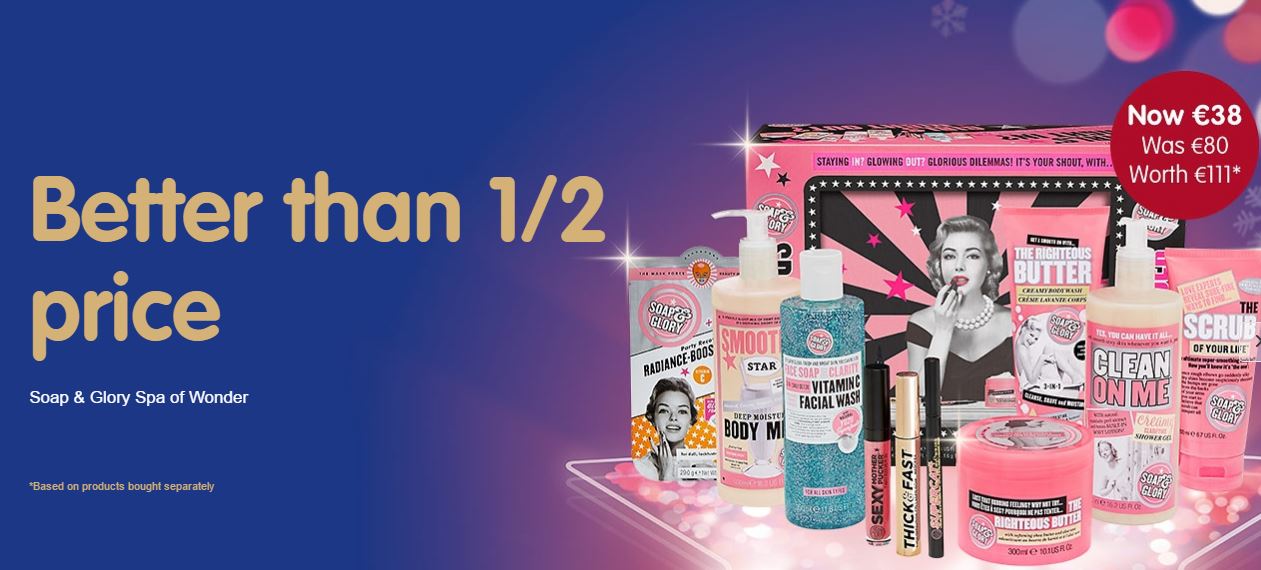 *BETTER THAN HALF PRICE* Soap & Glory at Boots