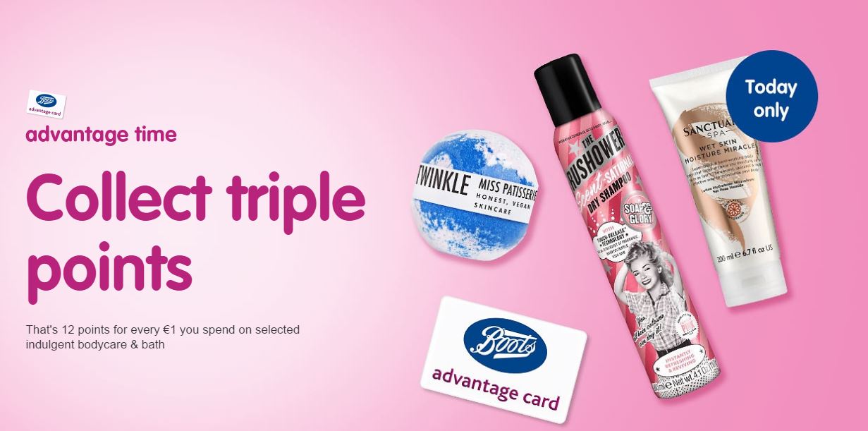 It's Advantage Time @ Boots!