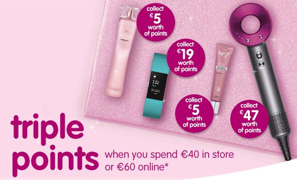 Triple Points Weekend at Boots