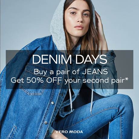 Denim Days this Weekend at Vero Moda!